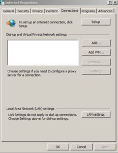 Proxy your socks off - configure Control Panel Internet Properties for Socks Proxy