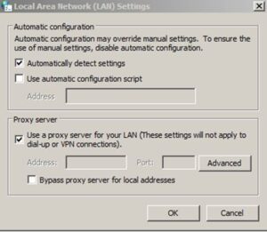 Proxy your socks off - configure Windows Lan Settings for Socks Proxy